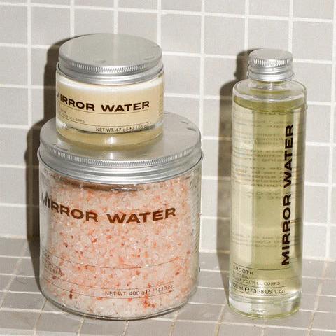 A collection of Mirror Water products