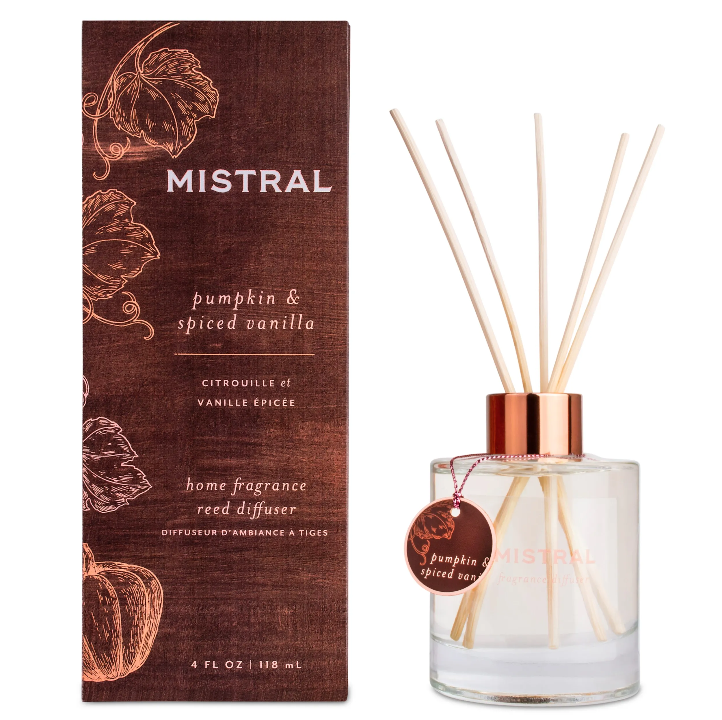 Home Fragrance Diffuser - Pumpkin & Spiced Vanilla