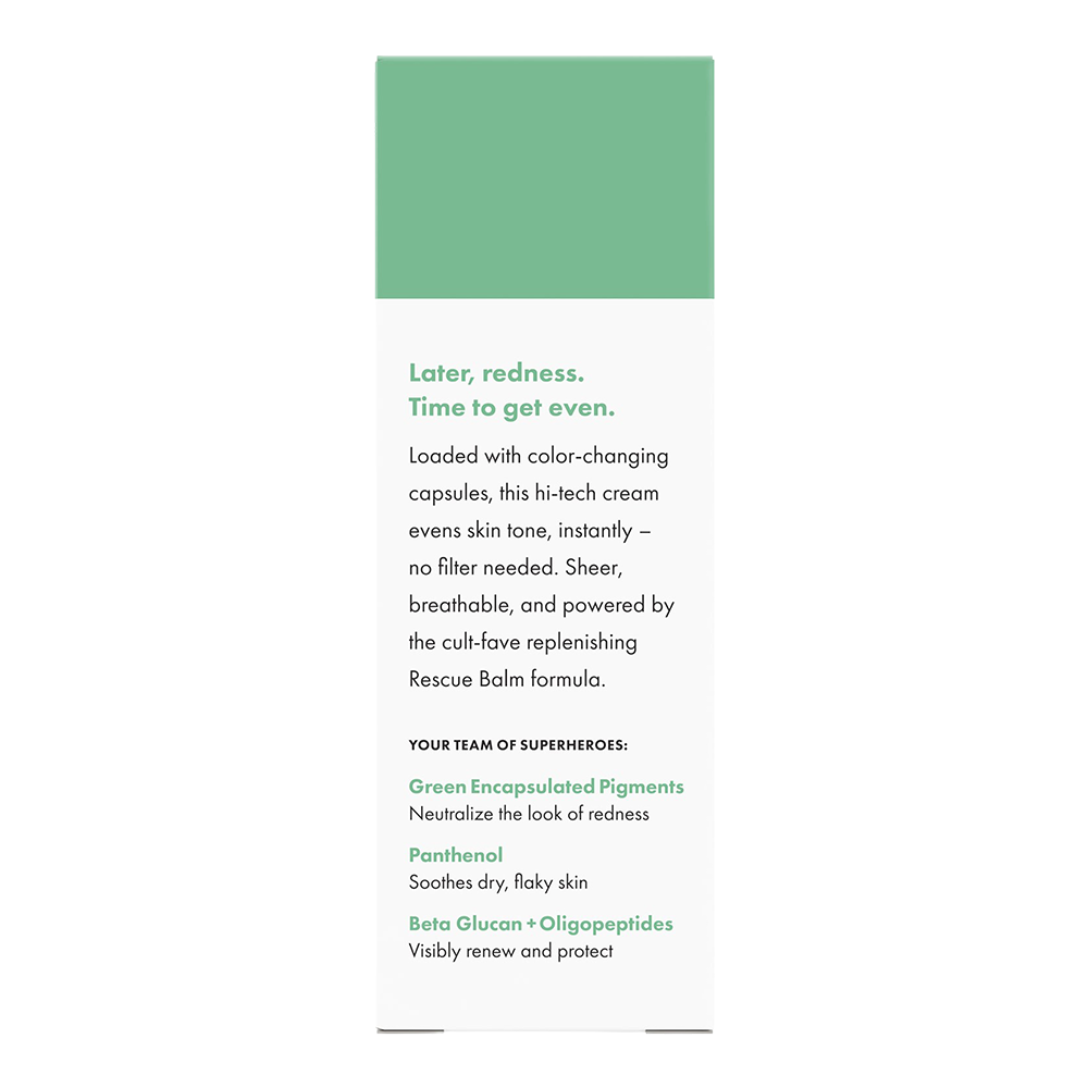 Description on product packaging with white background