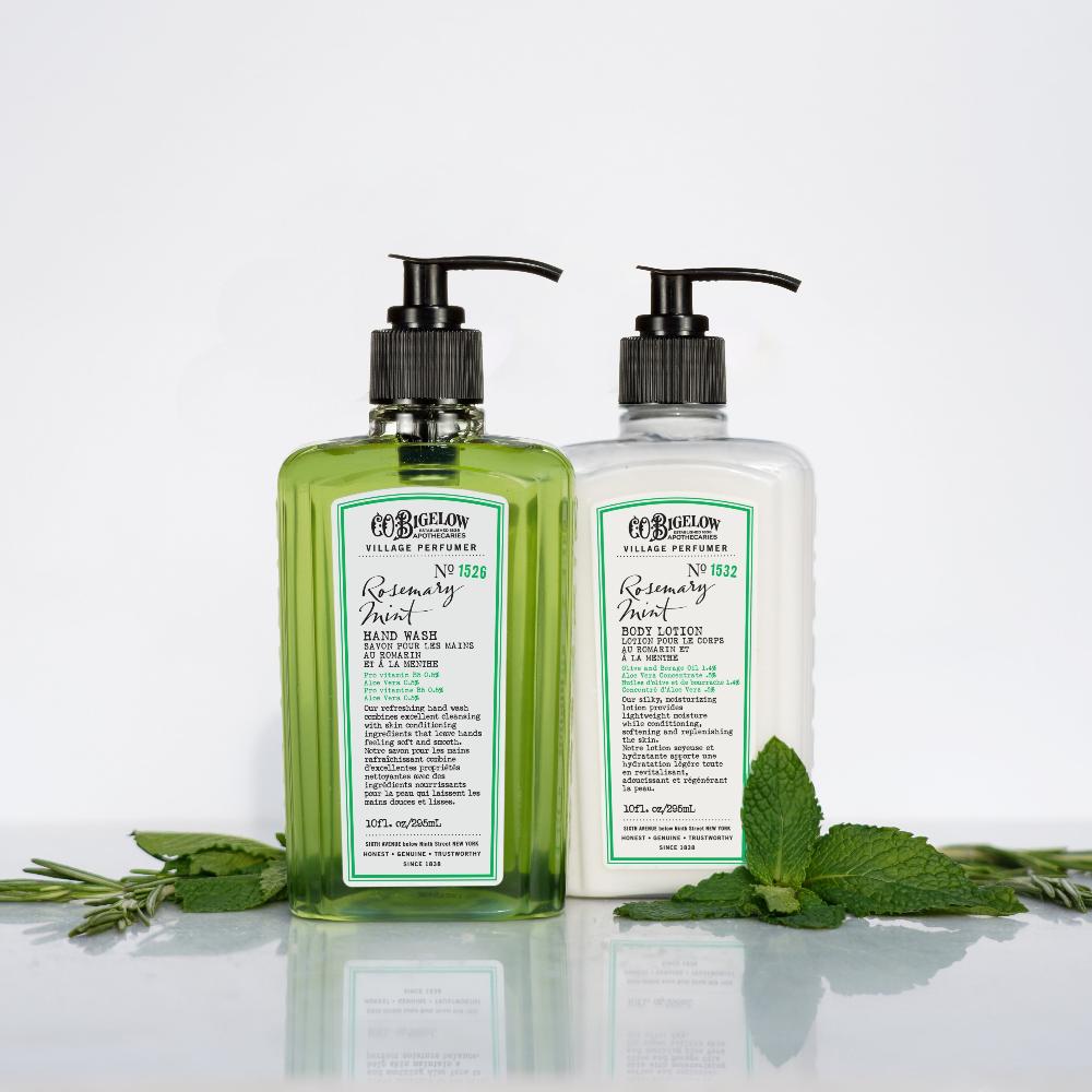 Village Perfumer - Rosemary Mint Hand Care Duo - Apothecary Box