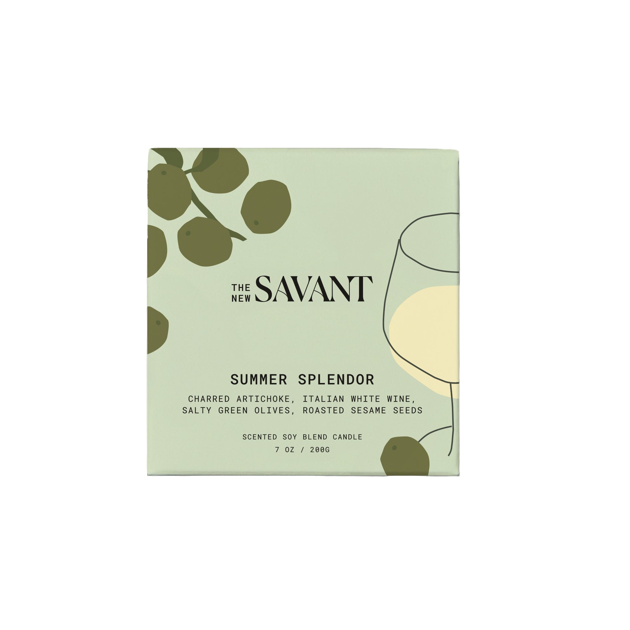 Summer Splenor packaging on whie background 