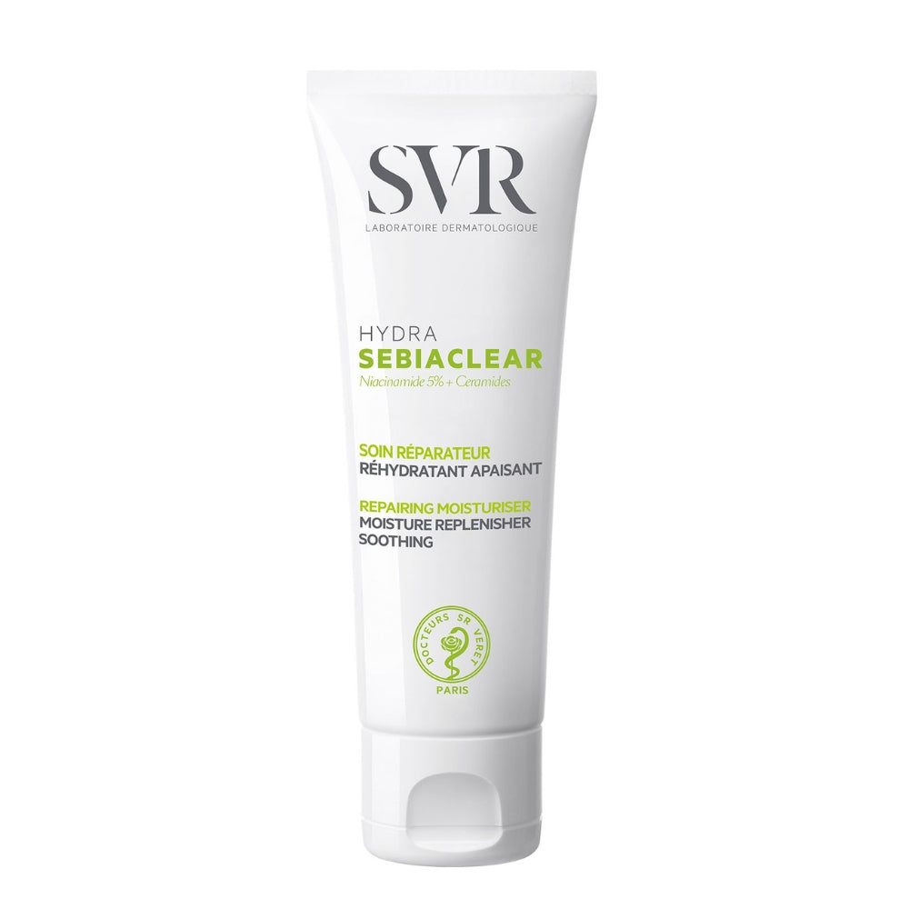 SVR Hydra Sebiaclear skincare product on a white background