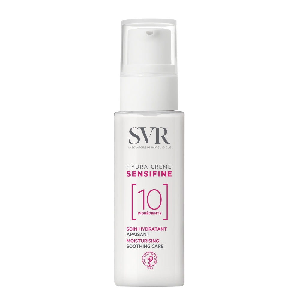 SVR HydraCreme Sensifine skincare bottle on a white background
