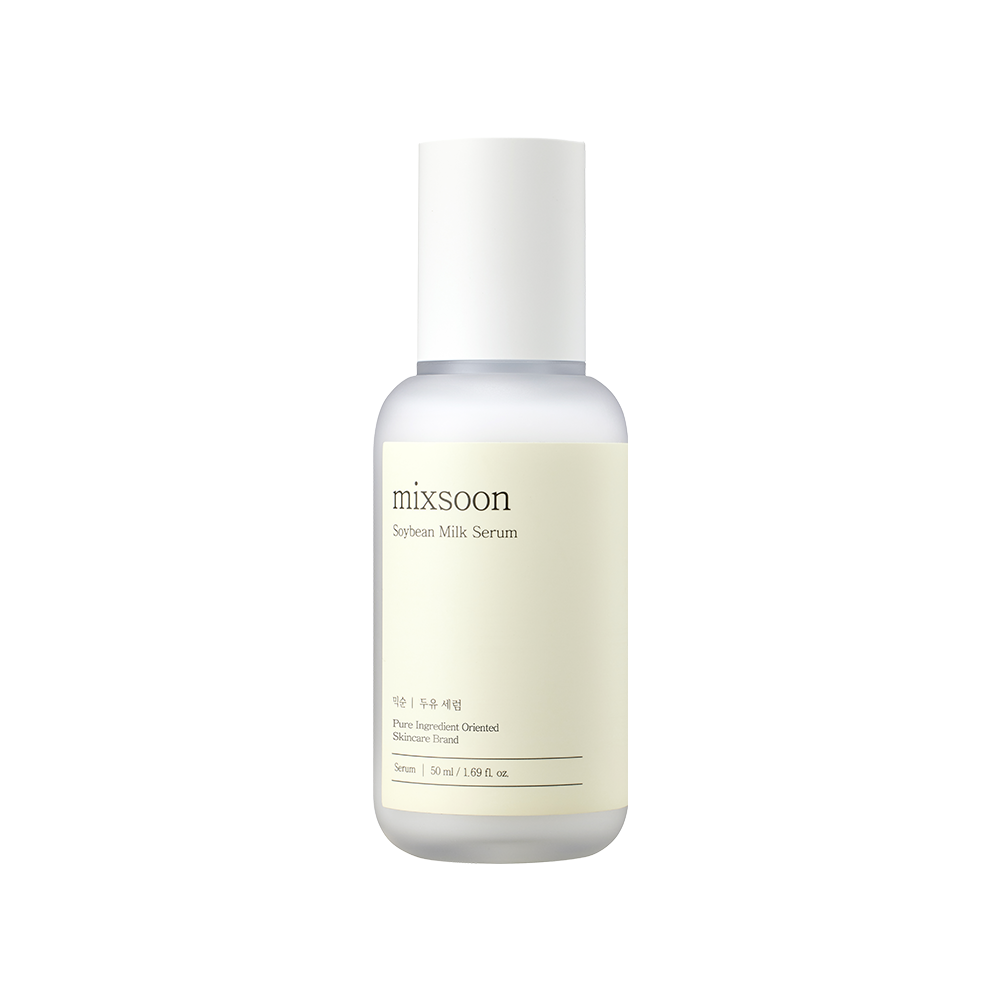 Bottle of mixsoon Soybean Milk Serum on a white background