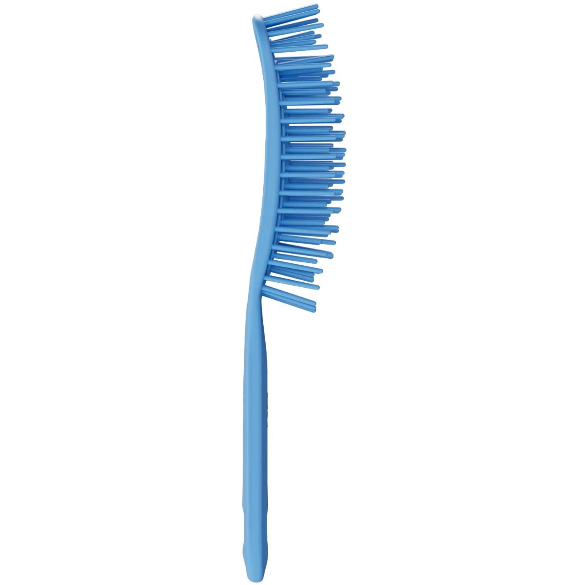Blue brush on a white background