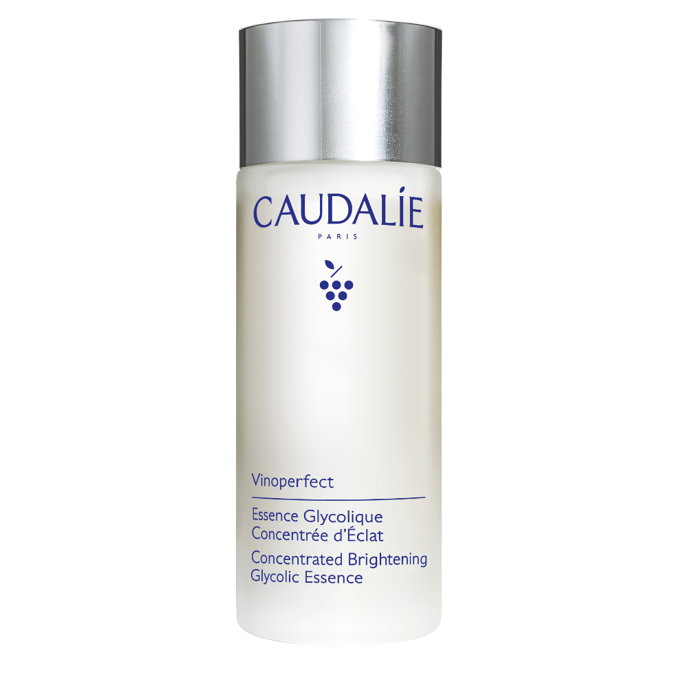Caudélie skincare bottle on a white background