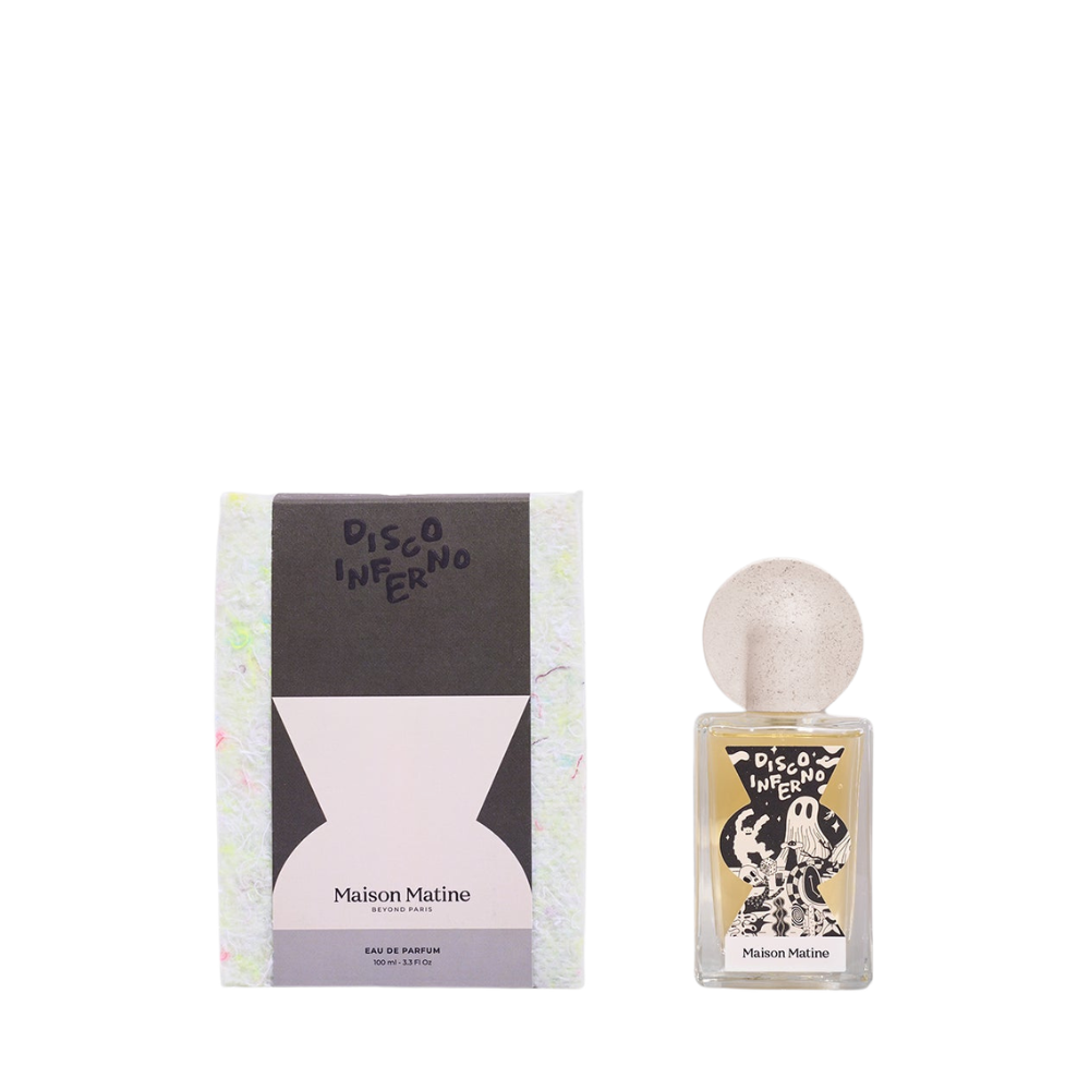 Maison Matine perfume bottle and packaging on a white background