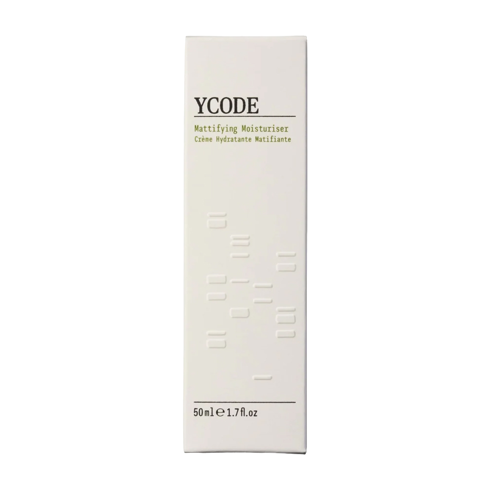 YCODE Mattifying Moisturizer packaging on a white background