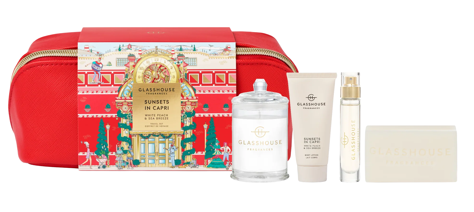Sunsets in Capri Fragrance Travel Set