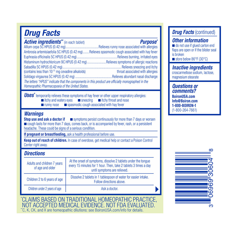 AllergyCalm Allergy Relief Tablets