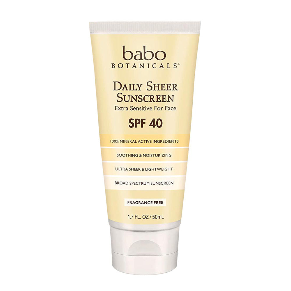 baho botanicals Daily Sheer Sunscreen SPF 40