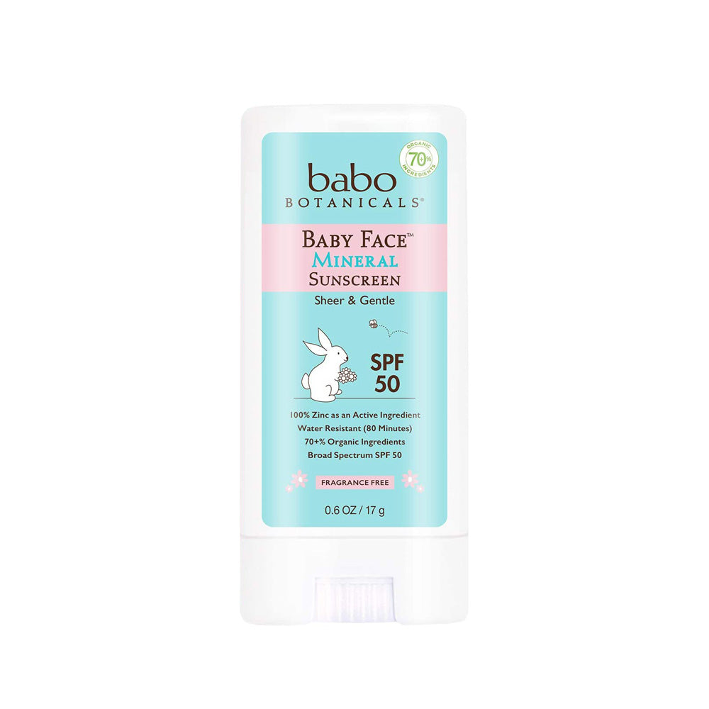 Baby Face - SPF 50 Mineral Sunscreen Stick