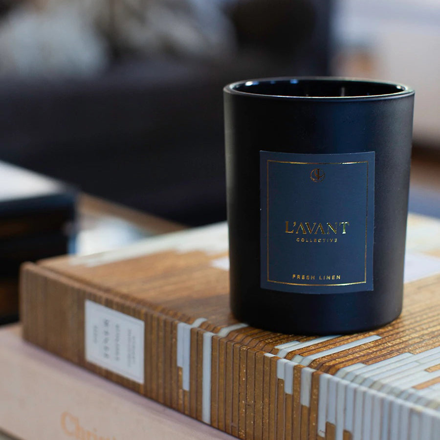 Fresh Linen Candle - Black