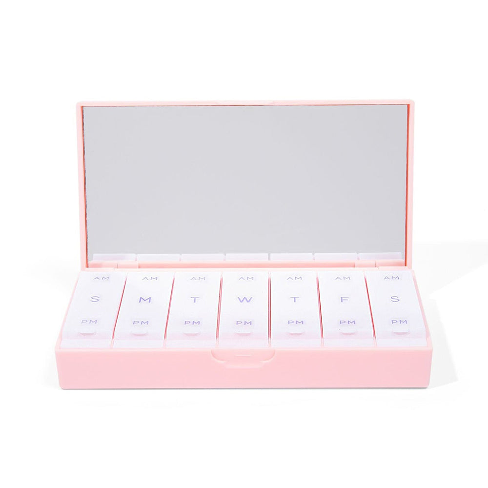 Weekly AM/PM Pill Box - Blush Pink