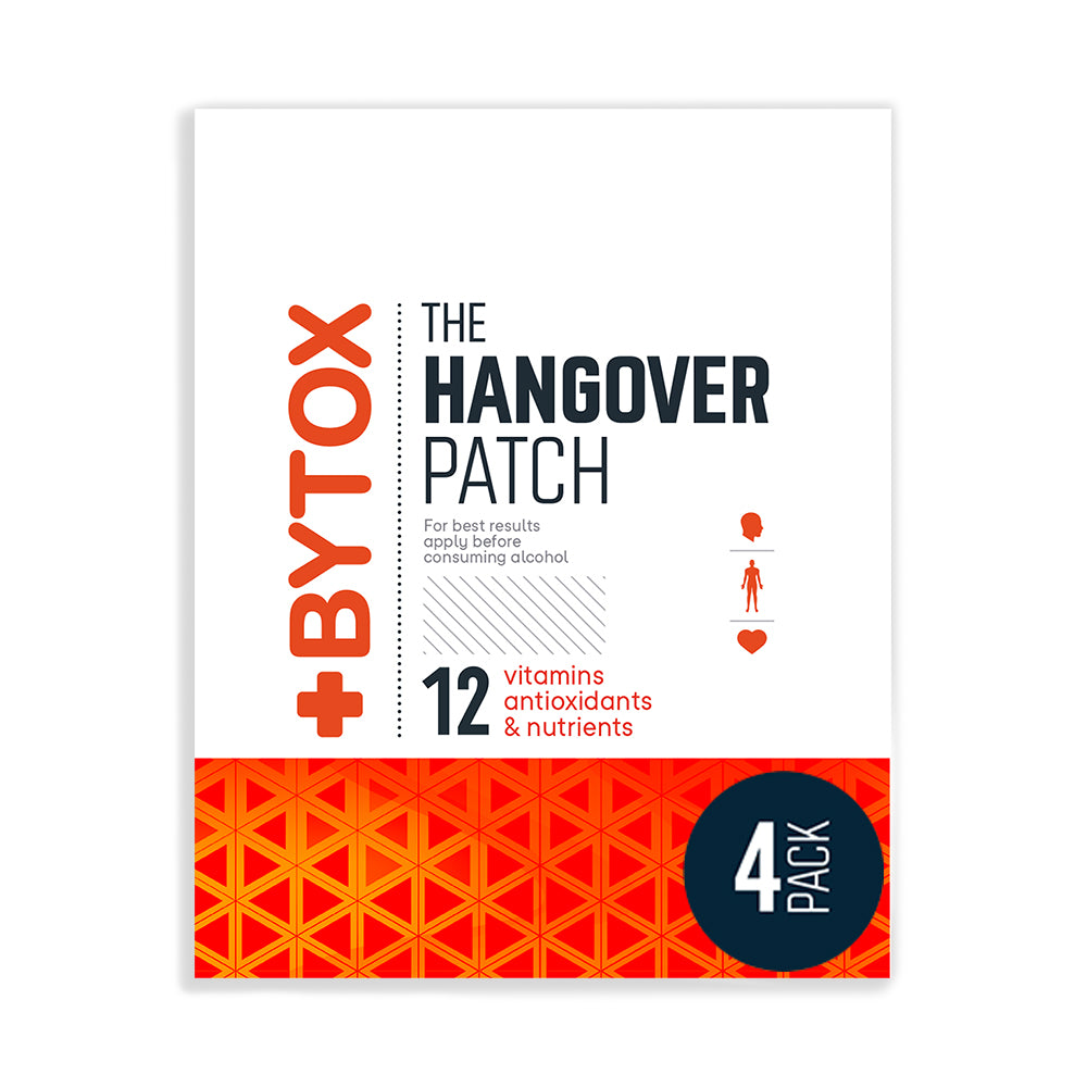 Bytox Hangover Prevention Patches - 4 Pack