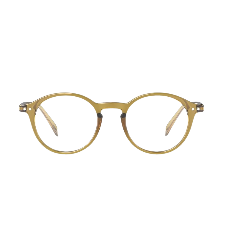 Reading Glasses - # D - Golden Green