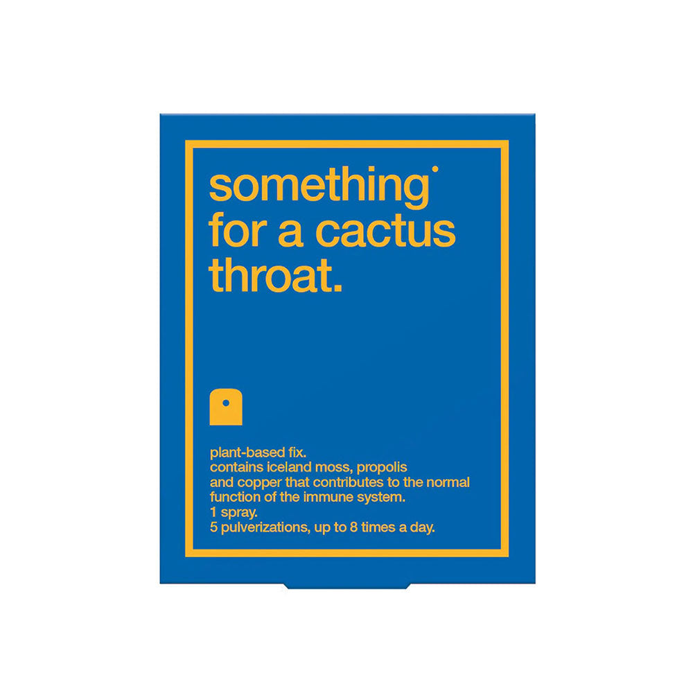 Something for a Cactus Throat