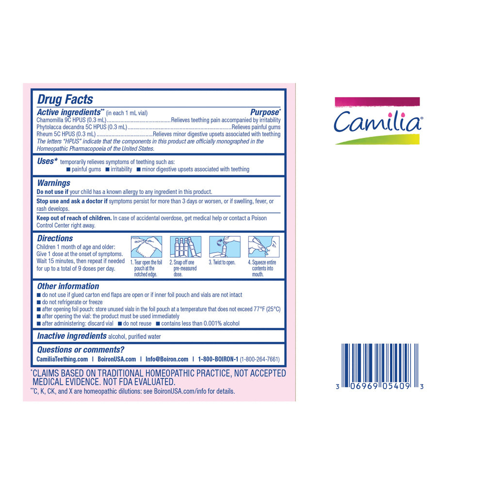 Camilia Teething Drops - 30 doses