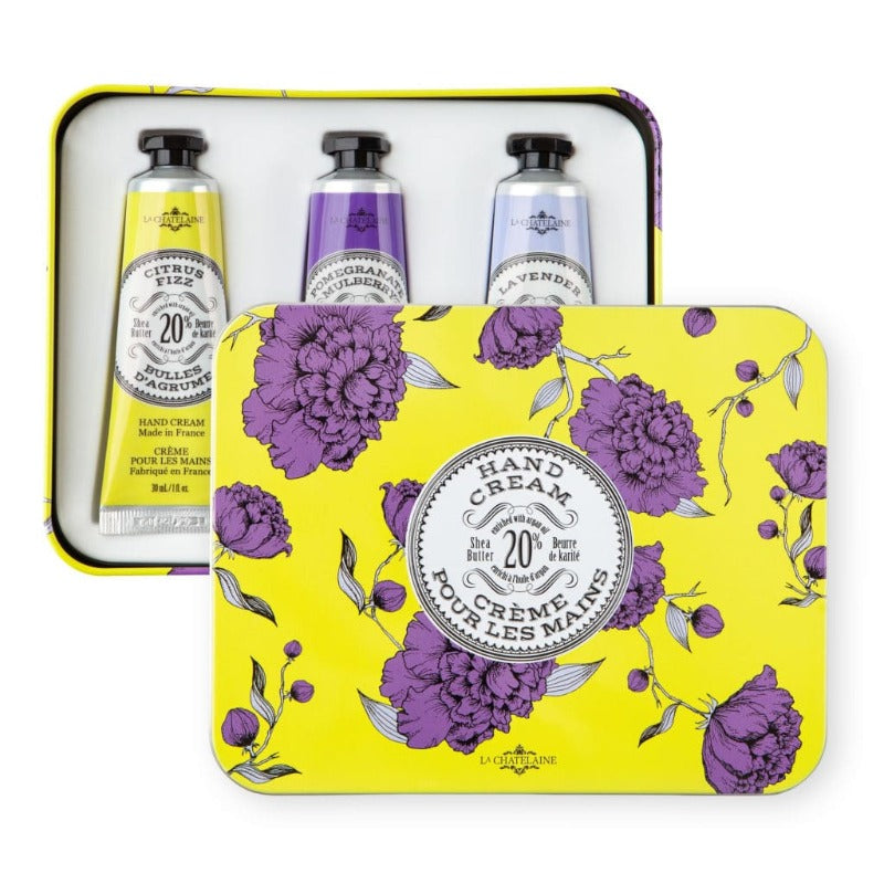 Hand Cream Trio Gift Tin - Chartreuse