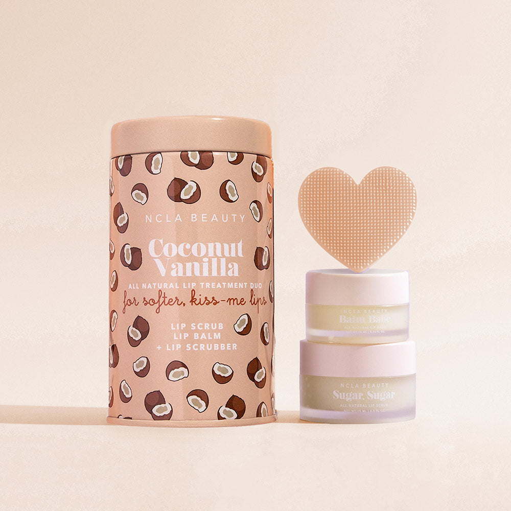 Coconut Vanilla Lip Care Duo + Lip Scrubber – C.O. Bigelow