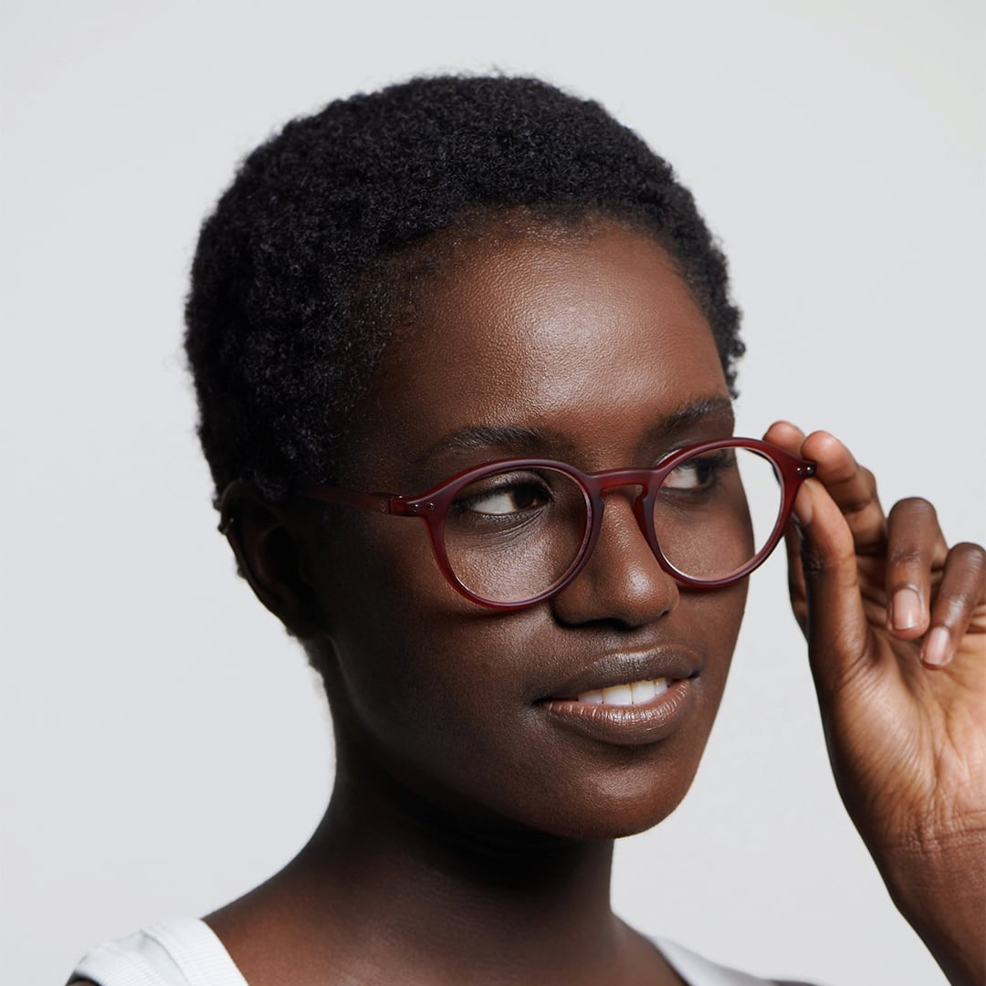 Reading Glasses # D - Cherry Red