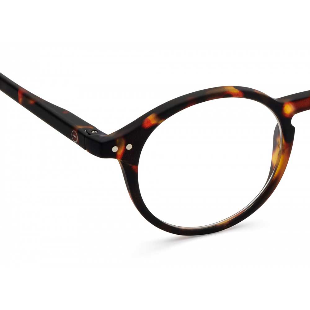 Izipizi Paris Reading Glasses # D - The Iconic - Tortoise (corner view)