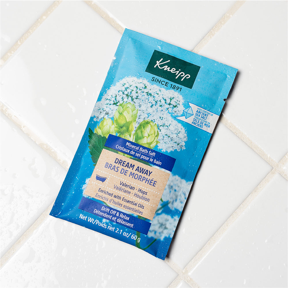 Dream Away Valerian & Hops Mineral Bath Salt Sachet