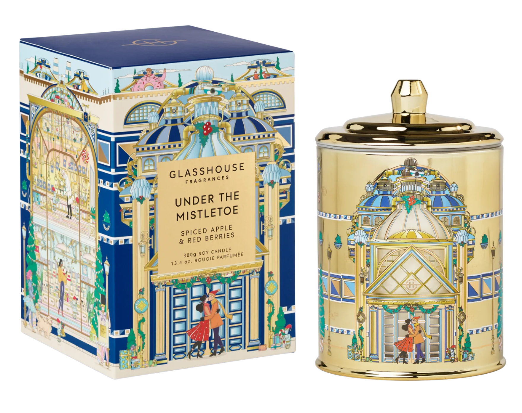 Soy Holiday Candle - Under The Mistletoe