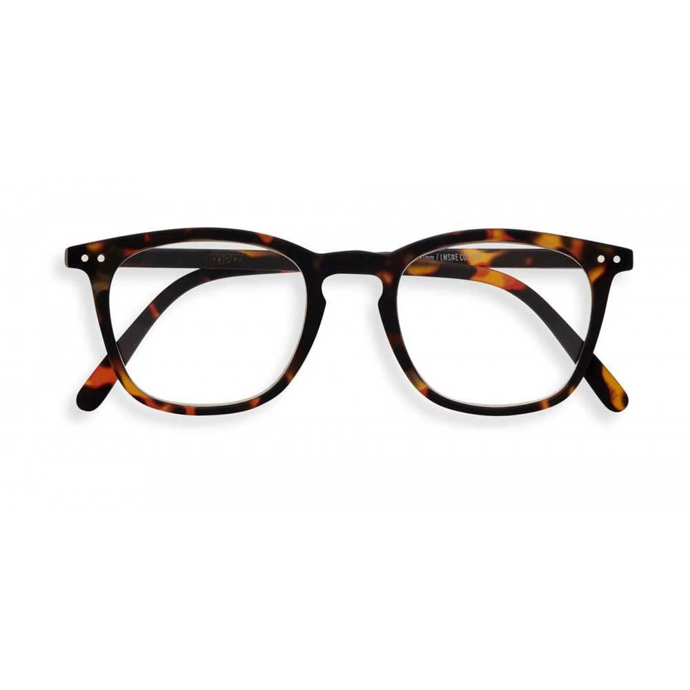 Reading Glasses # E - The Trapeze - Tortoise