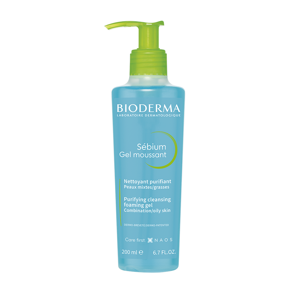 bioderma sebium purifying cleansing foaming gel 6.7oz