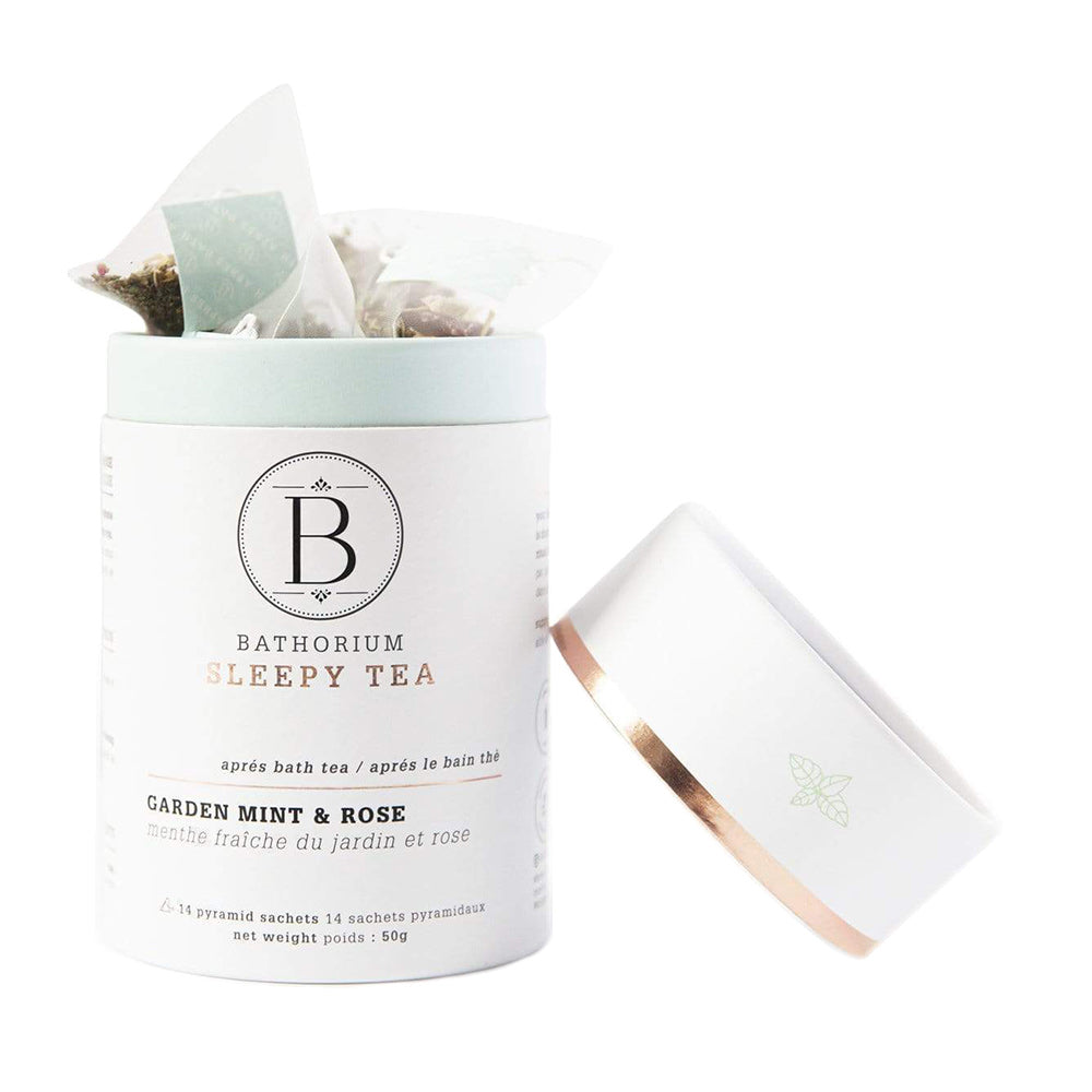 Après Bath- Sleepy Time Garden Mint & Rose Tea - 14 pyramid tea bags