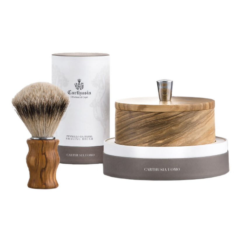 Olive Wood Shaving Brush