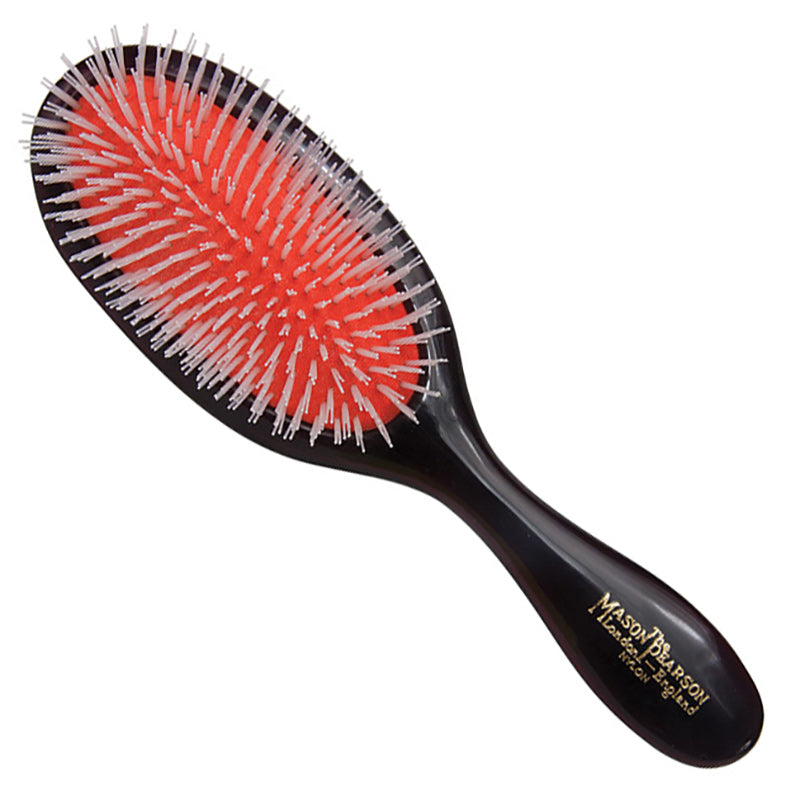 Handy Nylon Hairbrush - Dark Ruby