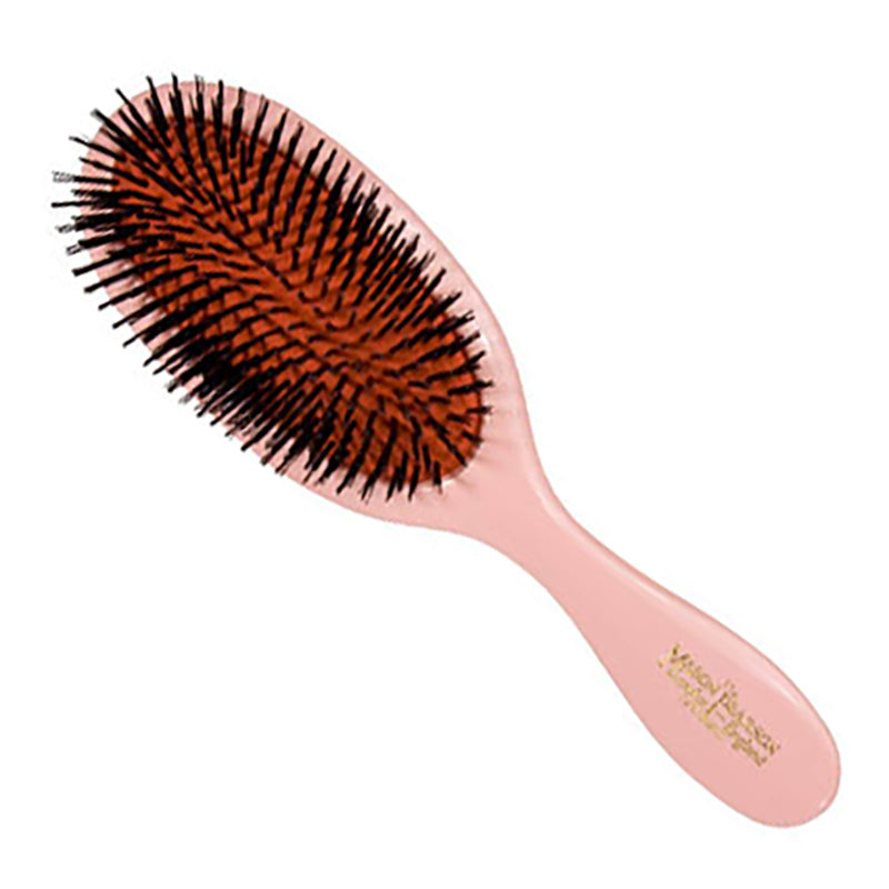 Handy Boar Bristle Hairbrush - Pink