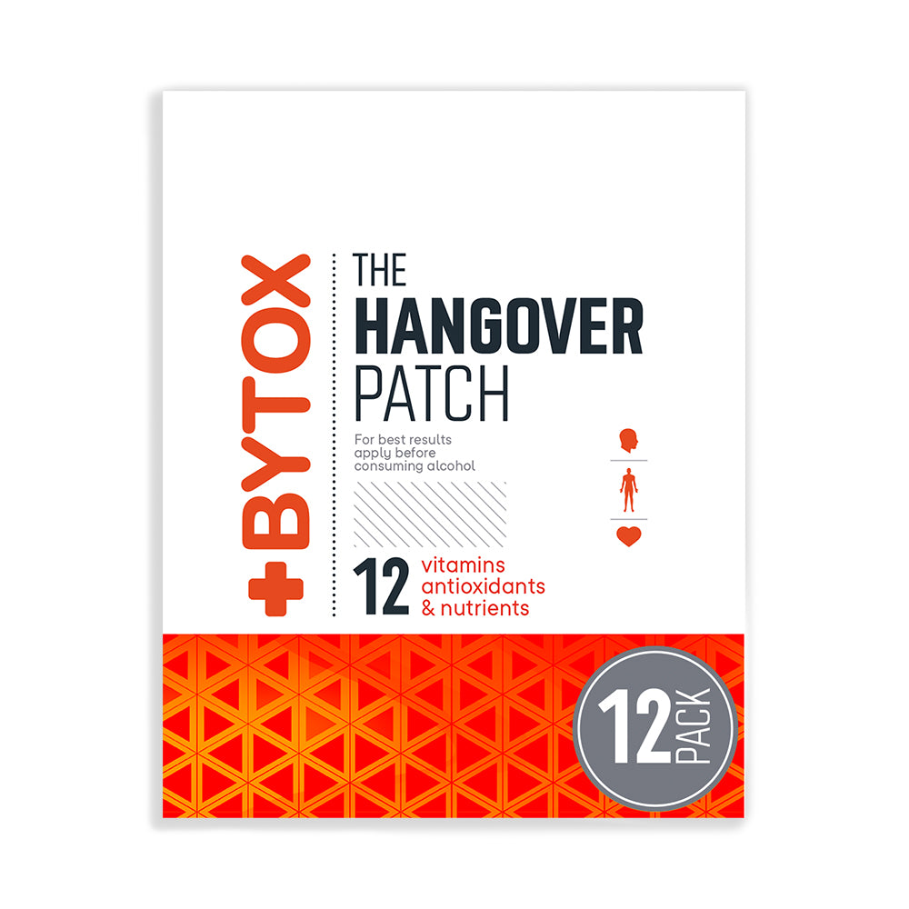 Bytox Hangover Prevention Patches - 12 Pack