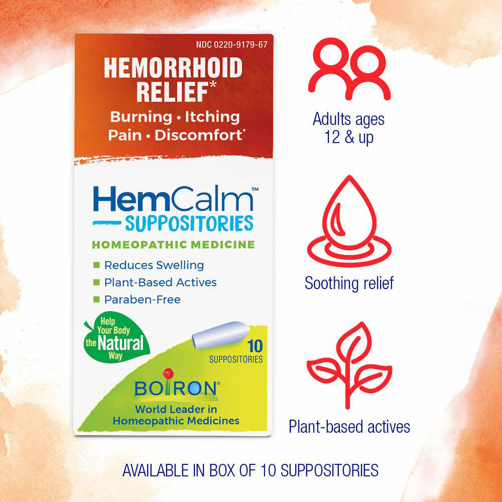 HemCalm Hemorrhoid Suppositories