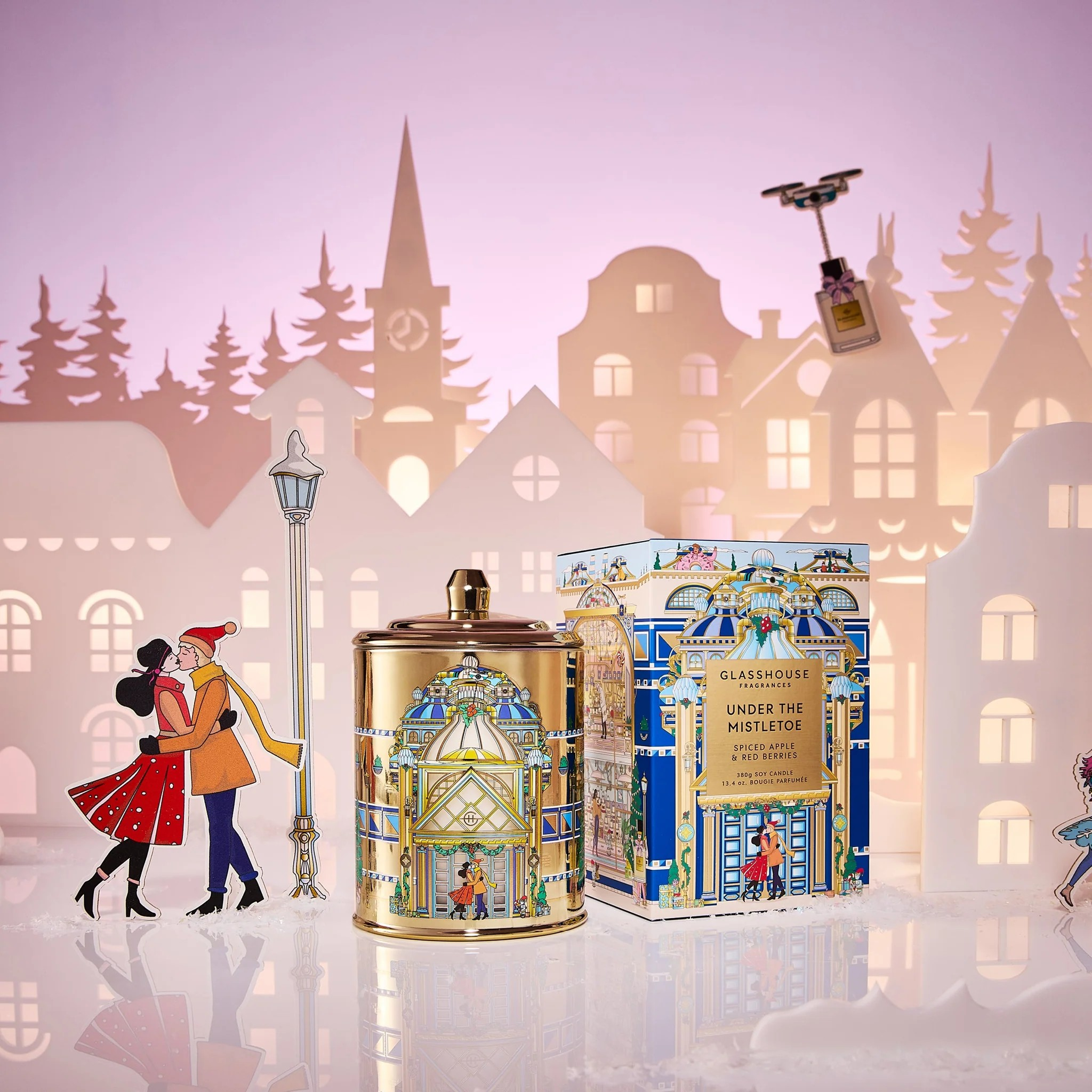 Soy Holiday Candle - Under The Mistletoe