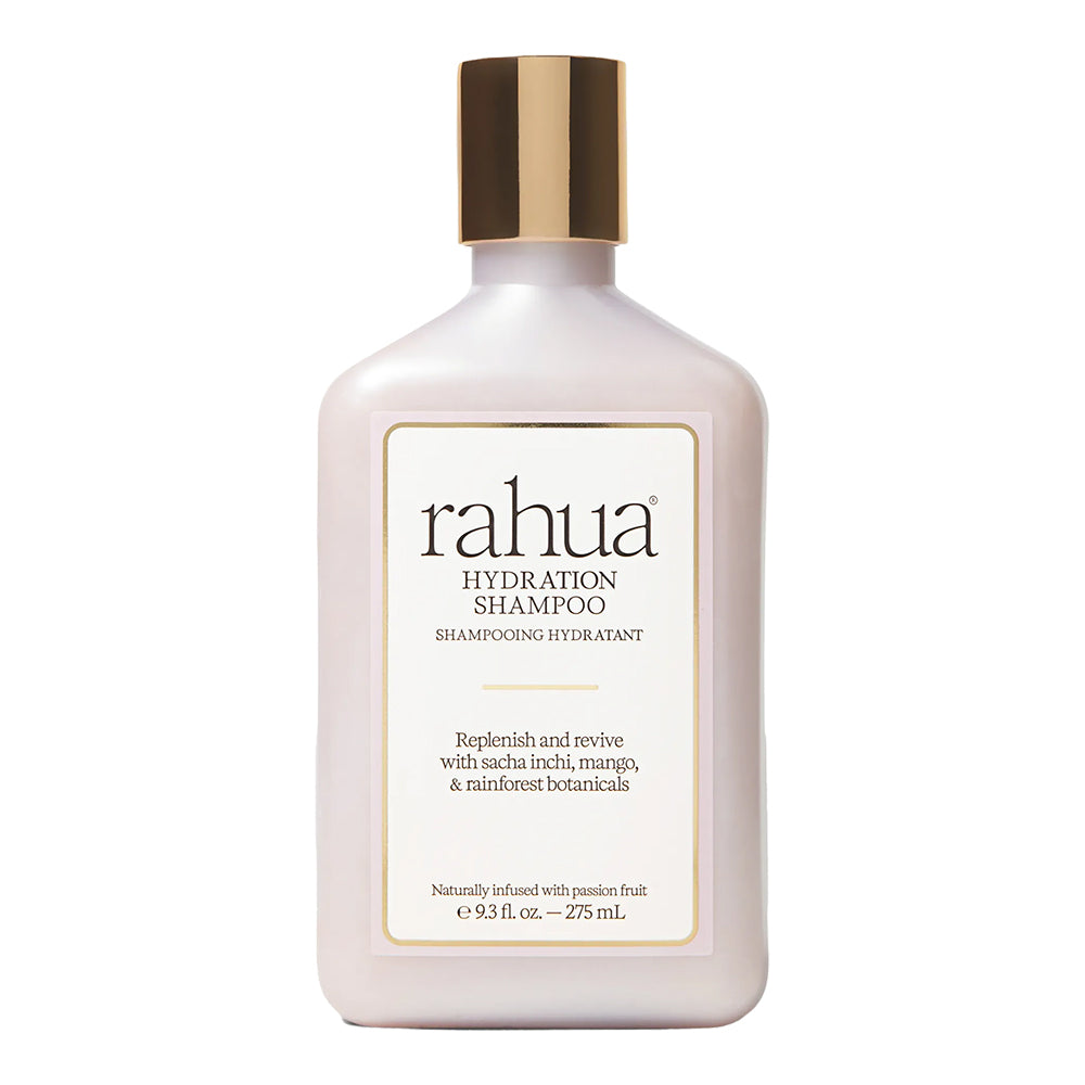 Rahua hydration shampoo bottle on a white background