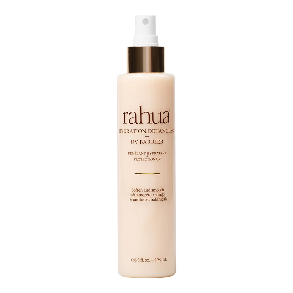 Rahua hair care product bottle on a white background