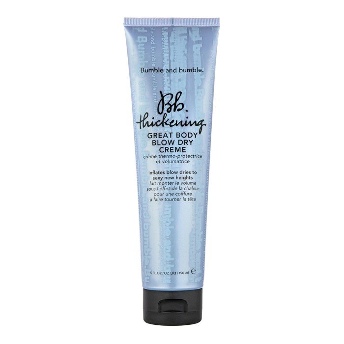 Bumble and bumble Great Body Blow Dry Creme tube on a white background