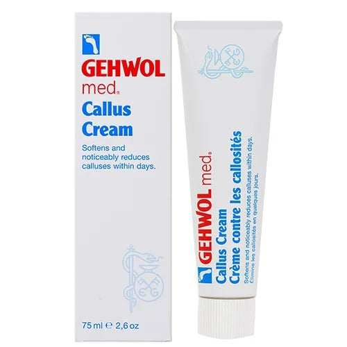 Gehwol Med Callus Cream next to its packaging