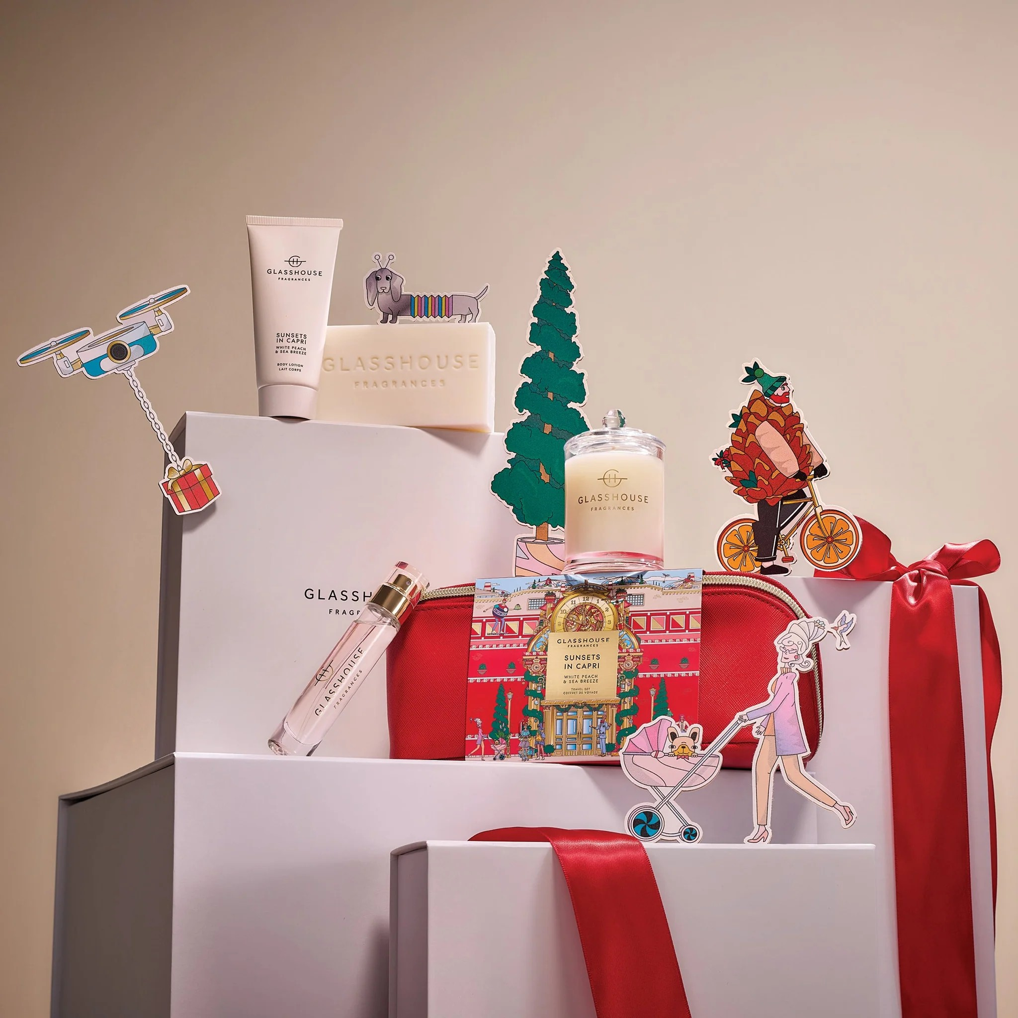 Sunsets in Capri Fragrance Travel Set