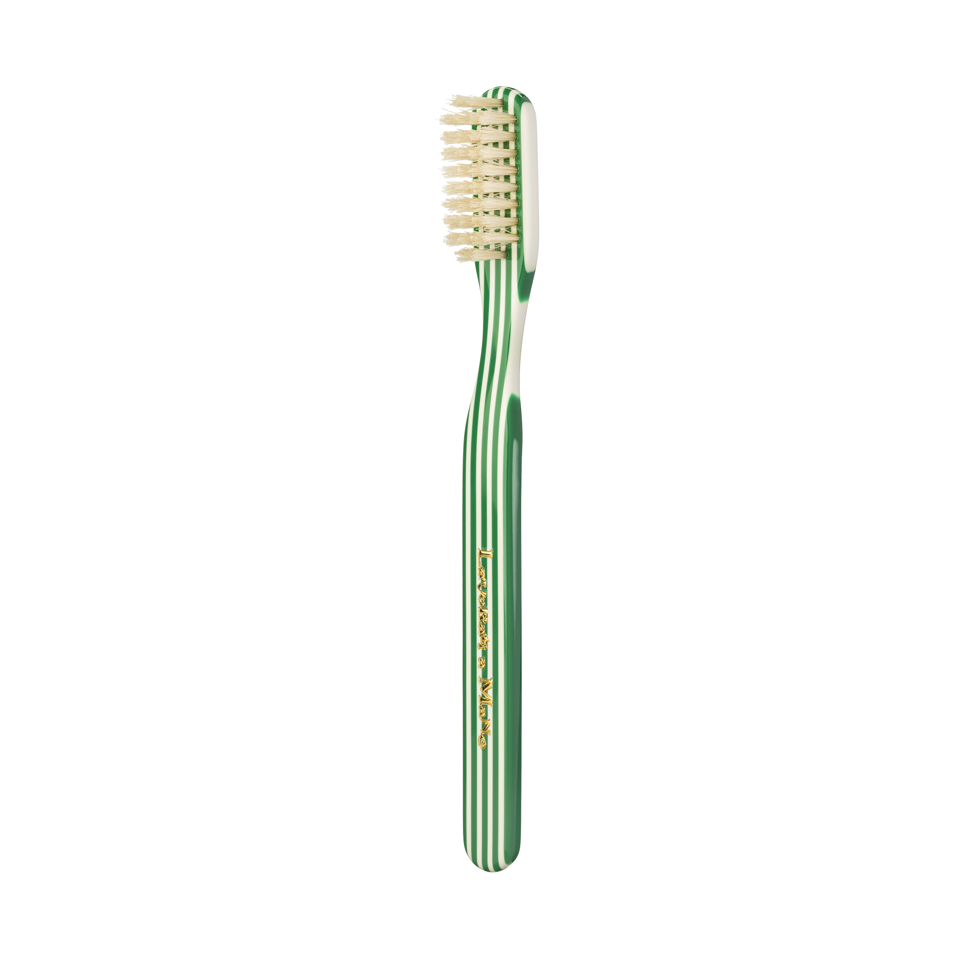 Green Capri Collection Toothbrush on a white background