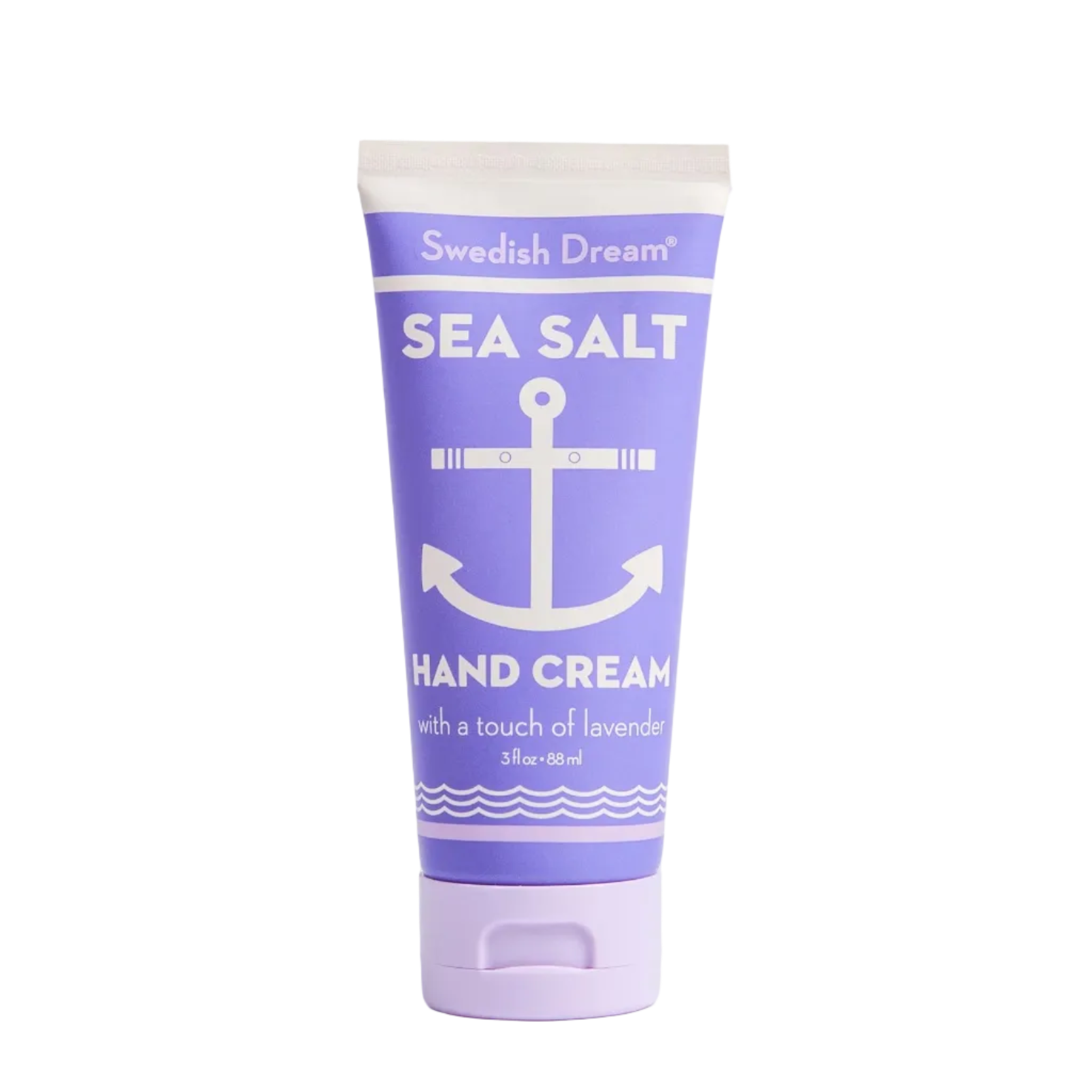 Tube of Swedish Dream Sea Salt Hand Cream on a white background