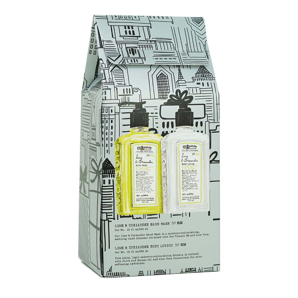 Lime & Coriander Hand Care Duo - Apothecary Box