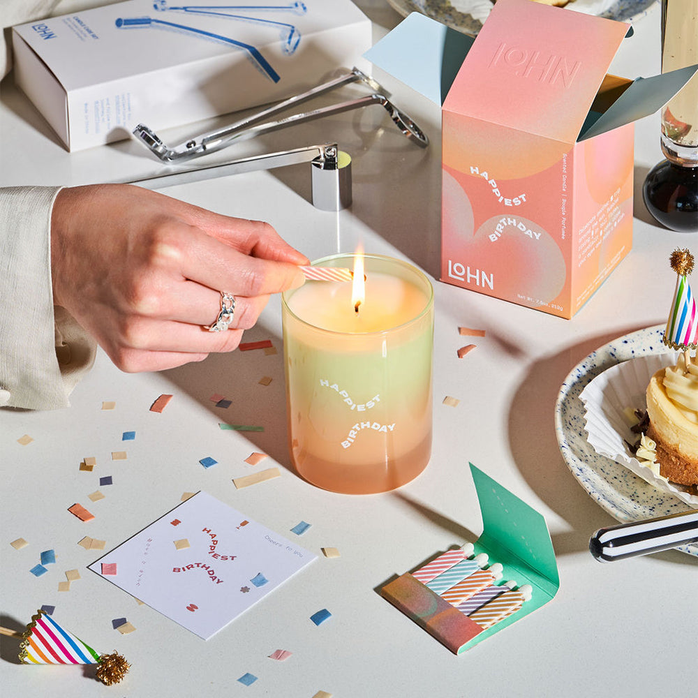 Happiest Birthday - Champagne & Orange Zest Candle