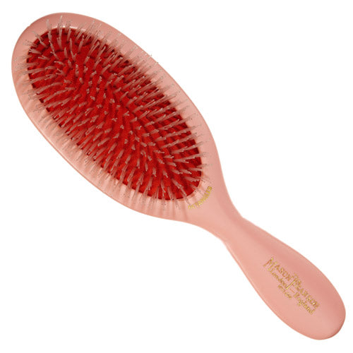 Pocket Nylon Hairbrush - Pink