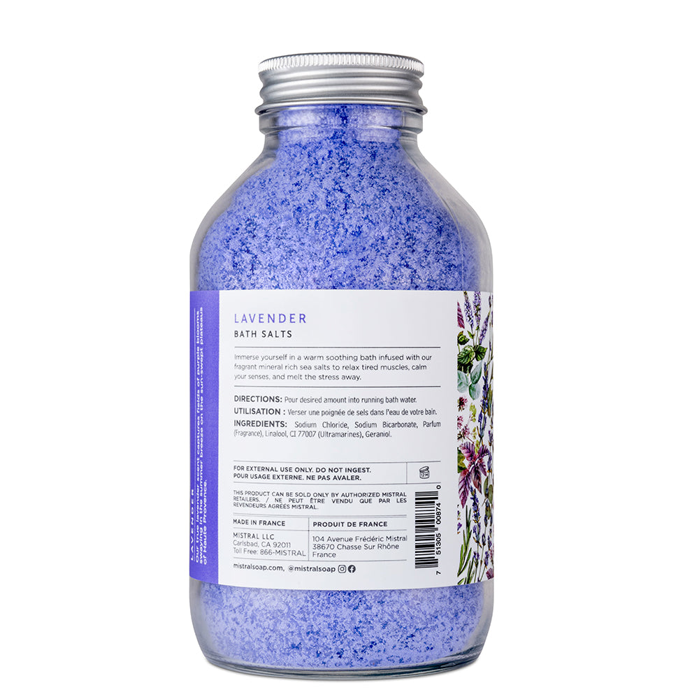 Heritage Collection Bath Salt Bottle - Lavender