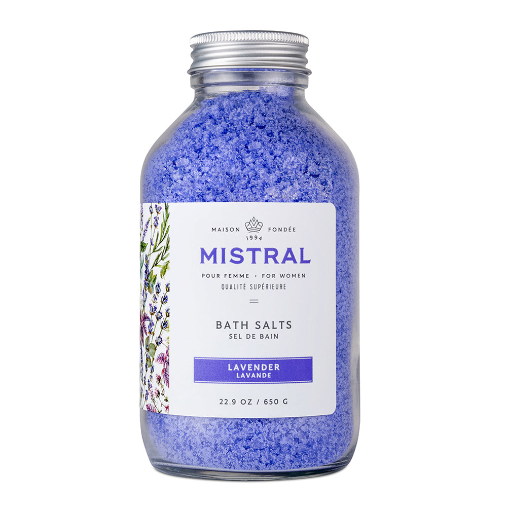 Heritage Collection Bath Salt Bottle - Lavender