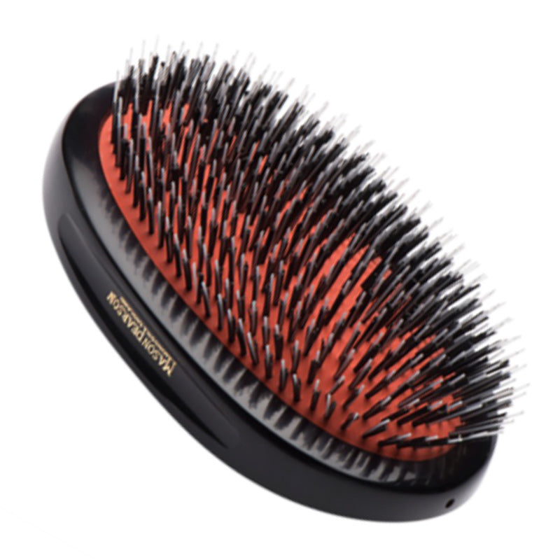 Military Popular Bristle & Nylon Hairbrush - Dark Ruby